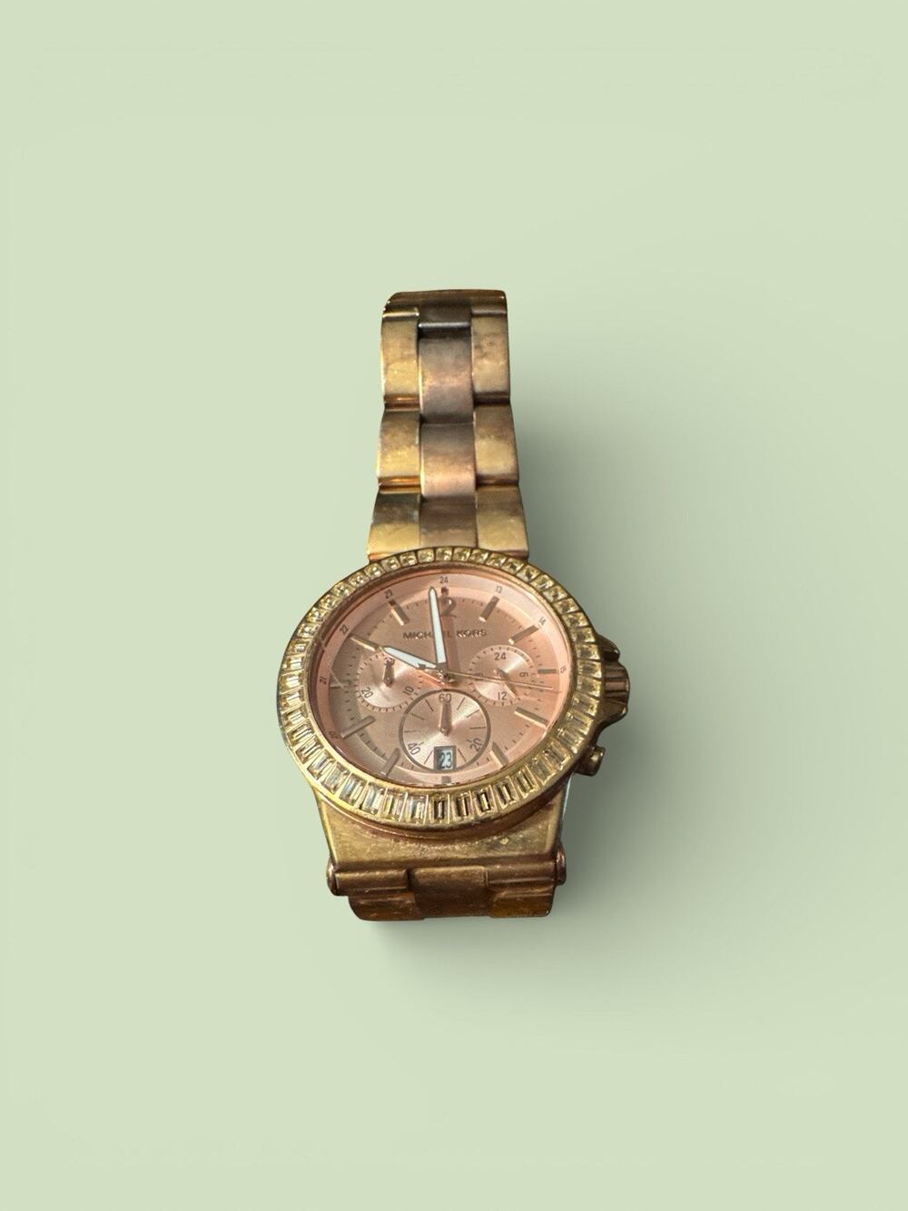 Michael Kors Dylan Rose-Tone MK5412 Wrist Watch for Women